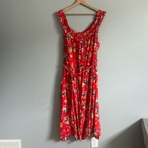 Anthropologie Summer Floral Sleeveless Sundress